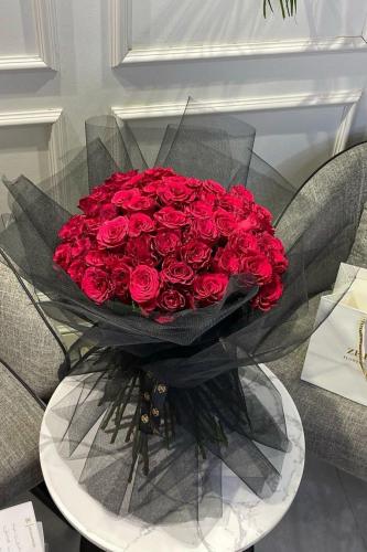 بوكيه ورد احمر