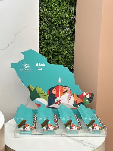 صينية توزيعات عود اليوم الوطني