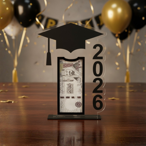 استند إهداء مبلغ مالي للتخرج