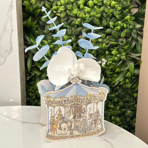 6 فازات طاولة خدمة - الثيم حسب الطلب