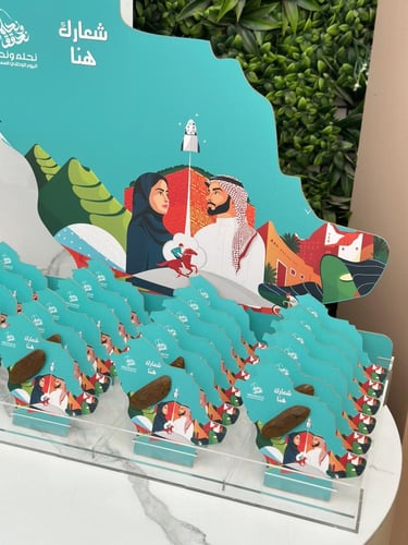 صينية توزيعات عود اليوم الوطني