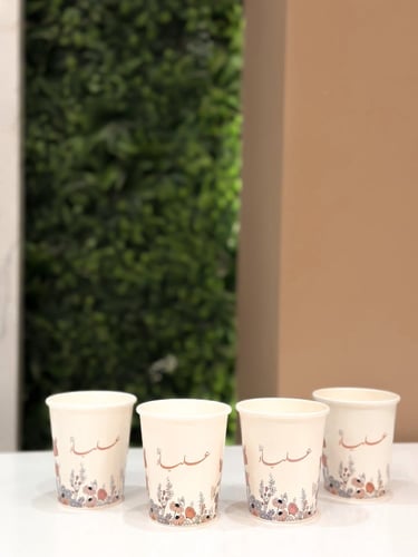 أكواب ورقية ( شاي وكابتشينو )