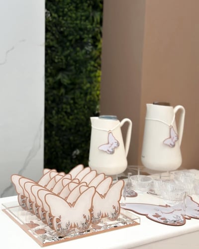 طقم الضيافة بثيم الفراشة