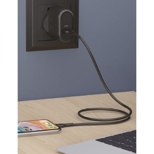 كيبل ايفون سوبر سيرج - 3 متر - اسود