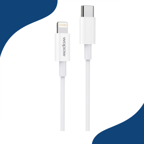 كيبل ايفون - تايب سي يدعم الشحن السريع - متر