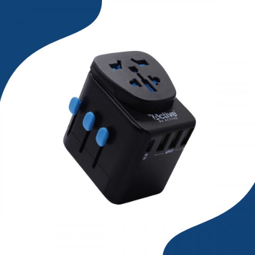 شاحن جداري ب4منافذ بقوة 30 واط - السفير