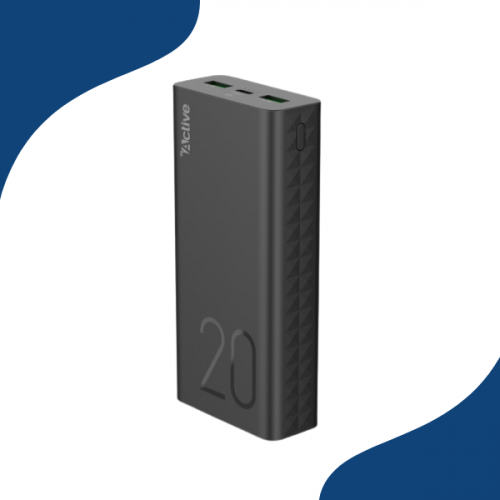 شاحن متنقل 20 واط 20,000mAh- اكتيف بريمو20