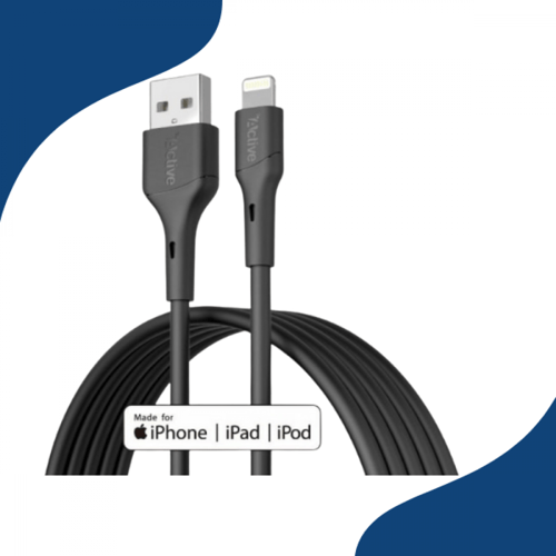 كيبل ايفون سوبر سيرج - 3 متر - اسود