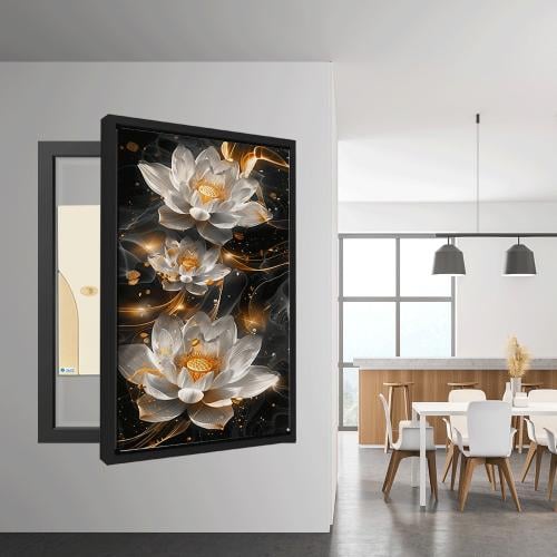 Electricity meter hiding panel