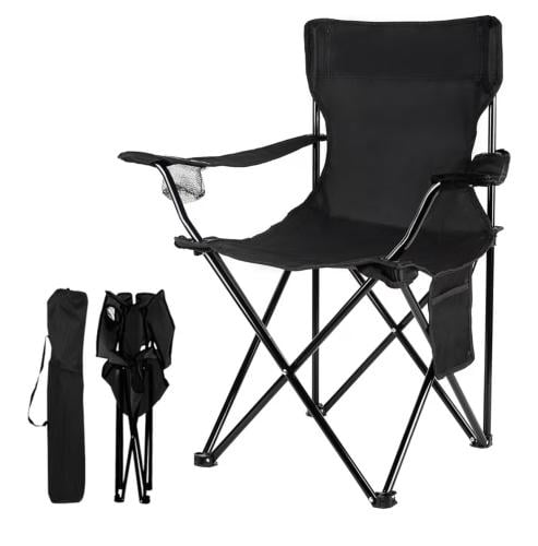 Portable and foldable camping chair