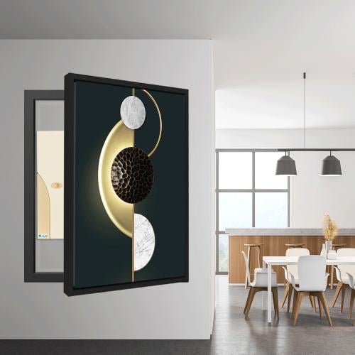 Electricity meter hiding panel