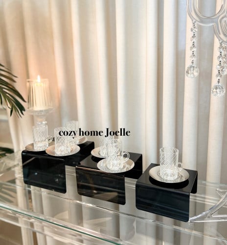 طقم اكريلك اسود