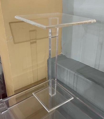 طاولة خدمه اكريلك مربعه