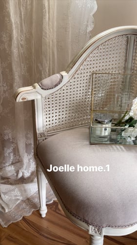 كرسي بتصميم نصف دائرة ، راتان ، خشب زان