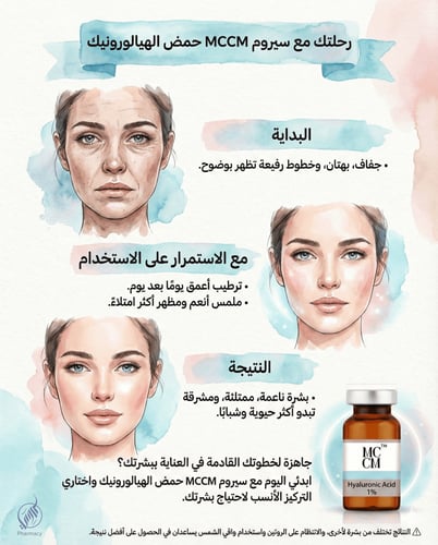 سيروم حمض الهيالورونيك لترطيب البشرة ومكافحة التجا...