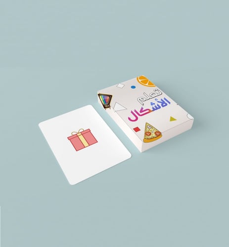 بطاقات تعلم الاشكال