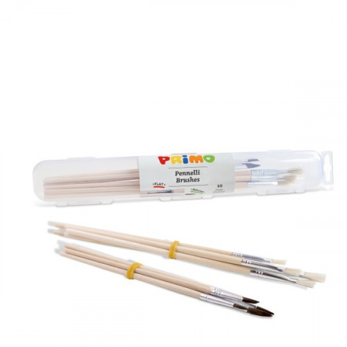 10فرش متنوعة 5 فرش شعر مستديرة و 5 فرش مسطحة ذات أ...