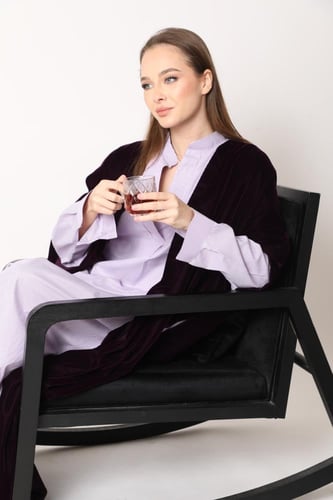 DARK MAUVE SHAWL