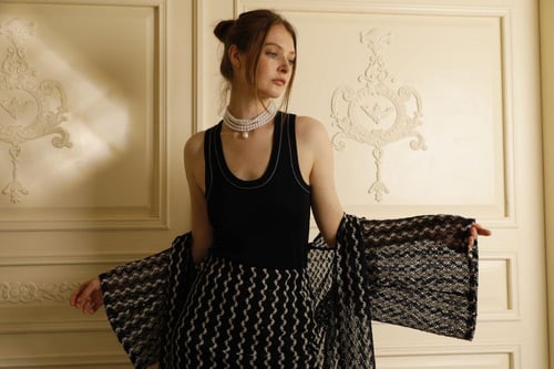 ORO BLACK MISSONI SKIRT SET