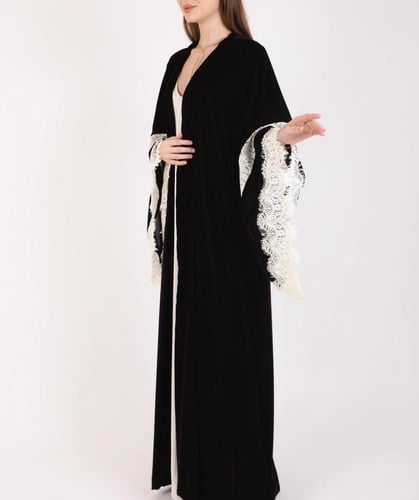 Velvet french lace