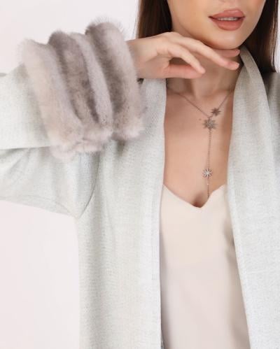 Wool X fur outerwear