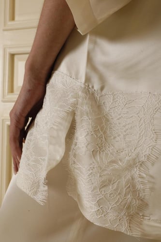 ORO LINE CREAM LACE SET