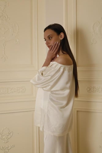 ORO LINE CREAM LACE SET