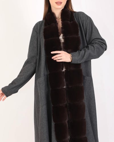 Wool x Fur outerwear