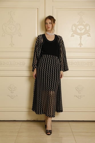 ORO BLACK MISSONI SKIRT SET