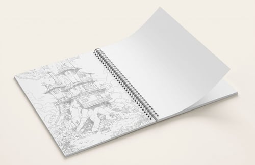 دفتر تلوبن: تدرب على تلوين التفاصيل - تلوين خارج ا...