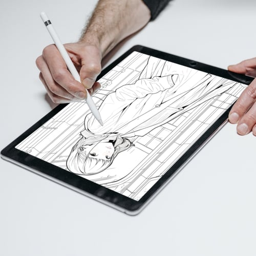 تلوين رقمي: تدرب على تلوين الوجة و الشعر - تلوين ف...