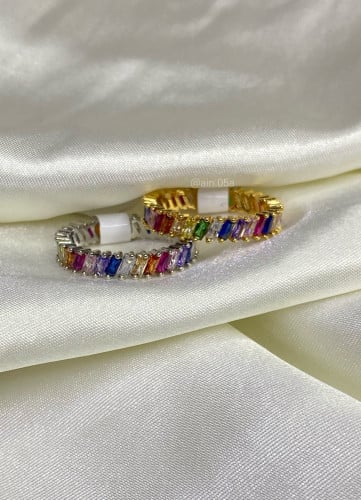 خاتم زركون ملون