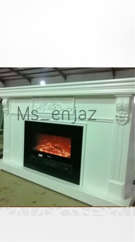 ديكور مدفأة مع الجهاز