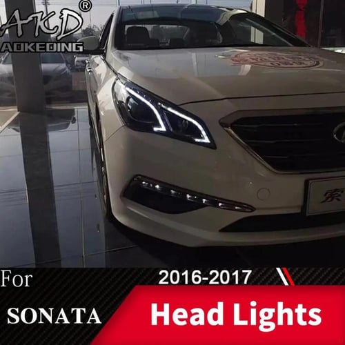 شمعات سوناتا 2015 - 2017 عدستين ليد LED