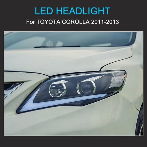 شمعات كورولا 2011 - 2013 عدسة ليد