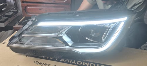 شمعات ام جي 5 2018 - 2023 فل ليد LED خطين طقم