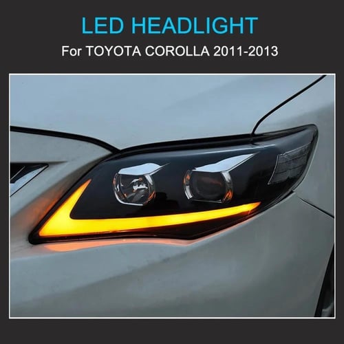 شمعات كورولا 2011 - 2013 عدسة ليد