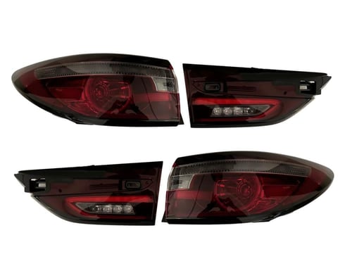 اسطبات مازدا 6 2019 - 2022 LED شكل الفل لد 4 قطع ط...