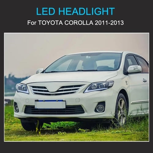 شمعات كورولا 2011 - 2013 عدسة ليد