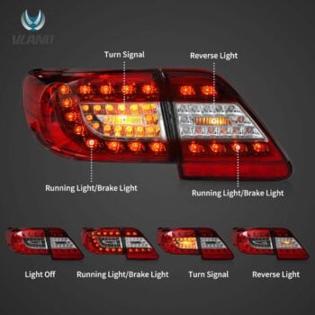 اسطبات كورولا 2011 - 2013 ليد LED طقم كامل