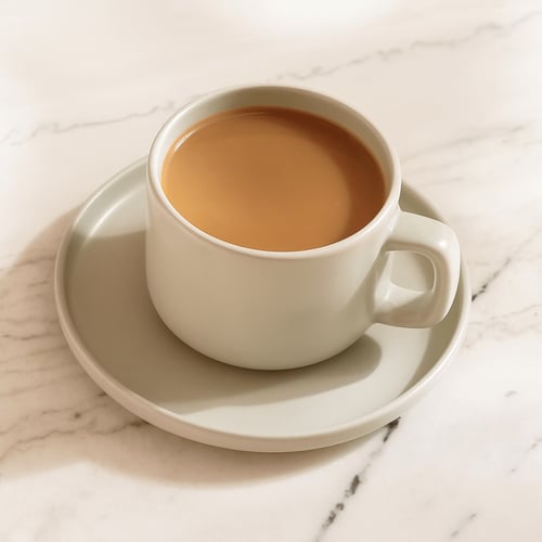 طقم 4 أكواب مع الصحون