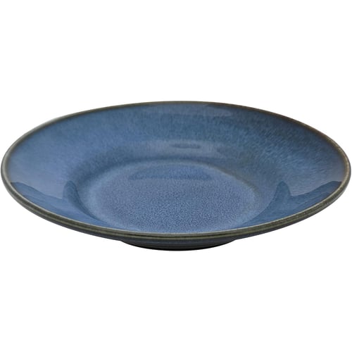 طبق بورسلين عميق أزرق 26 سم