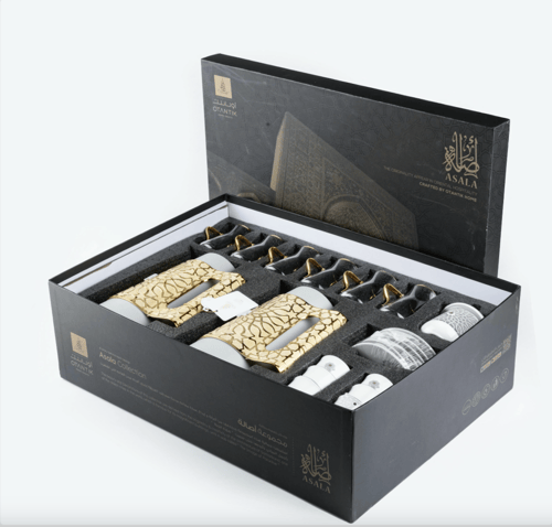 طقم الشاي والقهوة الراقي من مجموعة أصالة