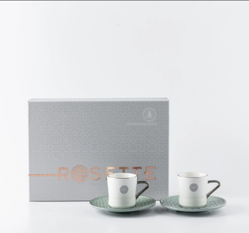 طقم 6 أكواب قهوة تركية من روزيت