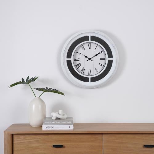 ساعة حائط مرآة 55 سم