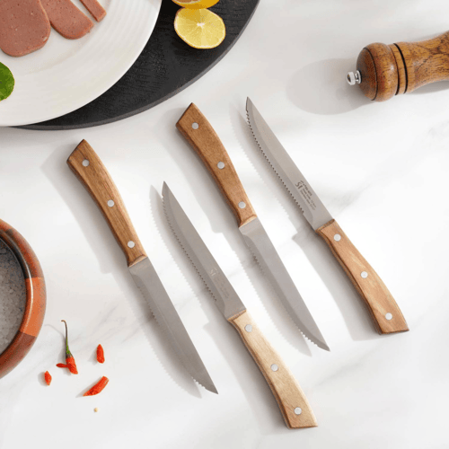 طقم 4 سكاكين ستيك