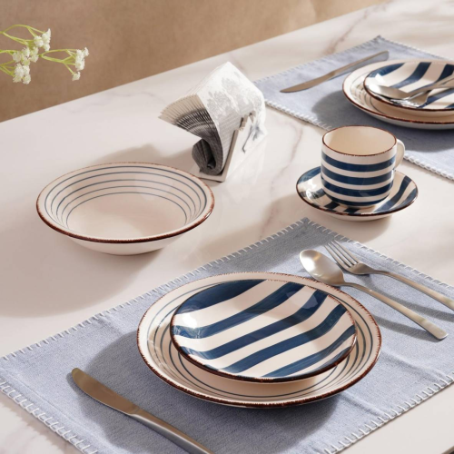 طقم سفرة خزفي جميل (20 قطعة)