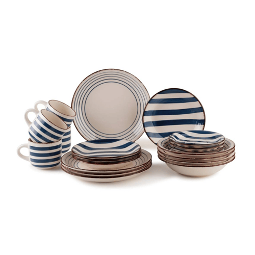 طقم سفرة خزفي جميل (20 قطعة)