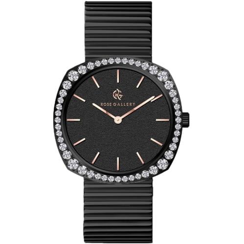 ساعة كاميو الرجالية الفاخرة استيل اسود