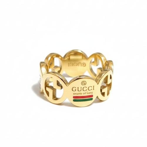 Golden Gucci ring